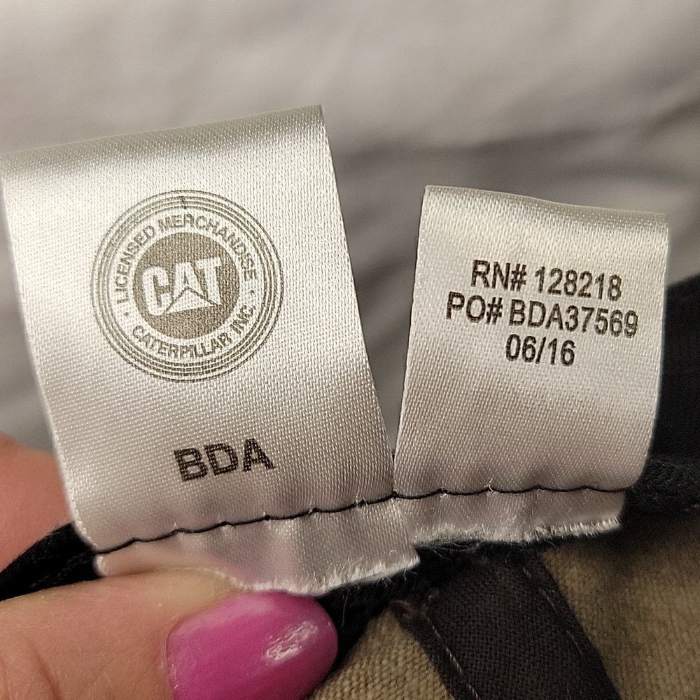 CAT. Ball Cap. Brushed Denim. OSFA. EUC - Picture 8 of 9